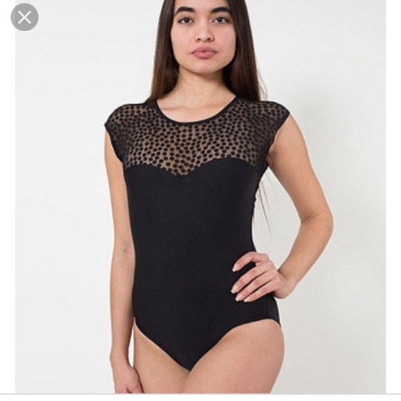 American Apparel Polka Dotted Body Suit - Picture 3 of 3